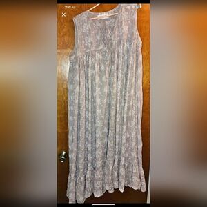 Daughters Of India Ishya Dress In Mushroom